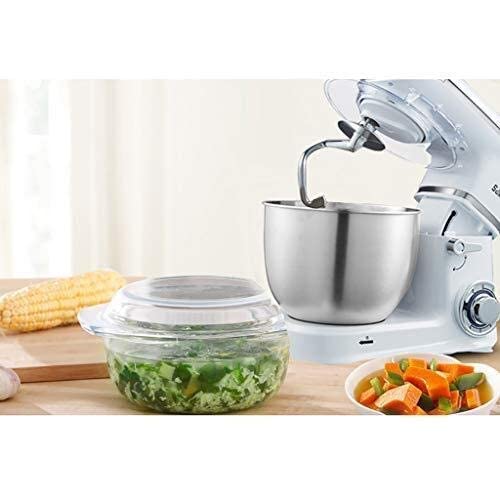 MOSHUO Standhandmixer Schneebesen Teigmixer Standmixer Edelstahl Kippkopf 5L 6-Gang Multifunktions Home Küche… – Bild 3