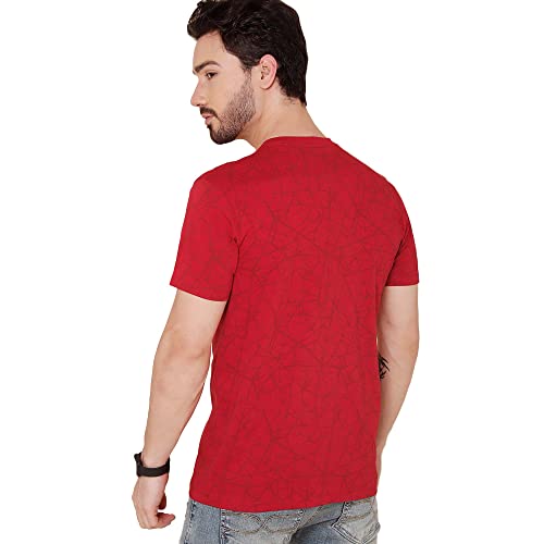 Image of Free Authority Spiderman Printed Half Sleeve Tshirt for Men