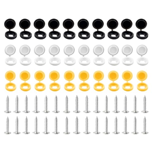 Cubrellaves - Cubre clavos para fijación paredes y escritorios - Cubre tornillos industriales para tubos móviles casa Bricolage