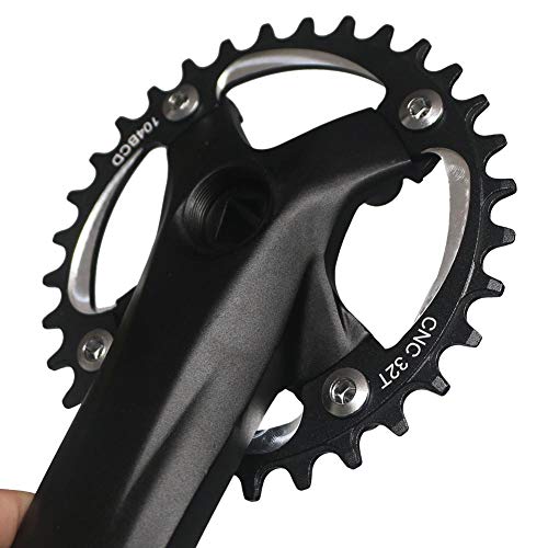 Ganopper Mtb Crankset 170Mm 36T 104 Bcd Single Speed Mountain Bike Crank Arm Set 36 Tooth Square Taper Road Bike Crankset 170Mm #TOP1