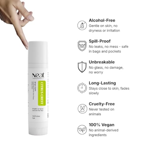 Image of Deodorant Stick - 6gm | Green Citrus Fragrance | Odor & Sweat Control | Gentle, Natural Formula & Chemical Free | Travel Mini Size Solid Deodorant for Men & Women