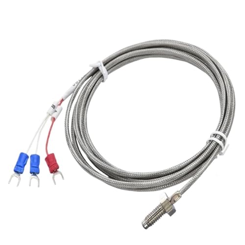 Sonda PT100 M6 para control térmico en hornos industriales y maquinaria de extrusión hasta 500 °C