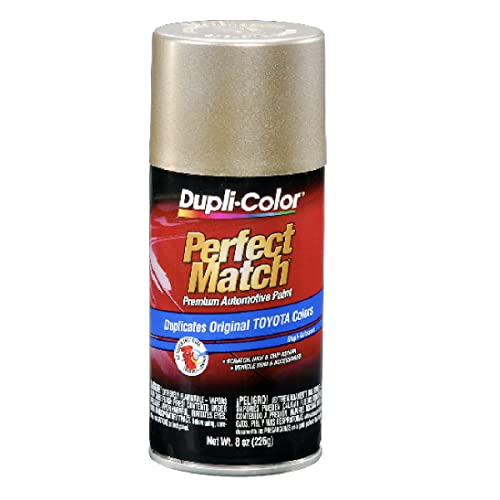 Image of Dupli-Color EBTY16107 Perfect Match Automotive Spray Paint - Toyota Desert Sand Mica, 4Q2 - 8 oz. Aerosol Can