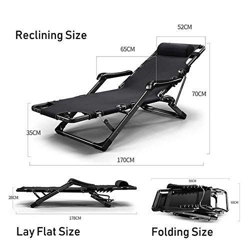 Chaise zero gravity de jardin inclinable avec option massage - 4