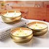 Kedtui Citronella Candles, 3 Pack Each 3-Wick Scented Candle Soy Wax Portable Travel Tin Gift Set, Outdoor and Indoor