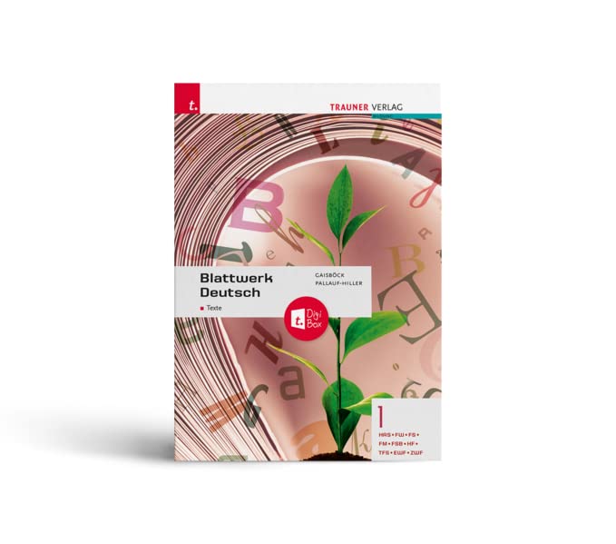 Blattwerk Deutsch - Texte, 1 HAS/FW/FS/FM/FSB/HF/TFS/EWF/ZWF + TRAUNER-DigiBox