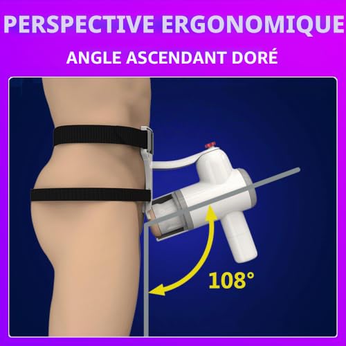 ZYLEDW Masturbateur à Aspiration télescopique entièrement Automatique avec Remplissage de lubrifiant en Un clic, Masturbateur électrique, 8 Modes d'aspiration (Style Ceinture) – vue 7