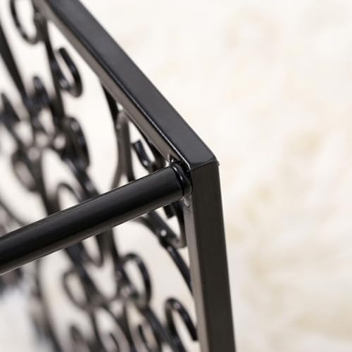 Support à bonsaï en fer noir Angoily pour pots de fleurs intérieur