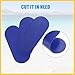 REPAIROCK 3pcs PVC Repair Patches with Glue Professional Inflatable Boat Kayak Repair Kit Inflatable Boats Rubber Boats Canoe Blue Auto Replacement Parts