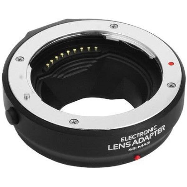 Elektroniczny obiektyw Auto Focus Adapter Cztery trzecie Obiektyw 4/3 do kamery Micro M4/3 E-P1 E-PL1 E-PL3 E-PL5 G1 G2 GF1 GF5 OM-D E-M1 MarkII, E-M5, E-M5 Mark II, GH3, GH4, GH5, GH5s