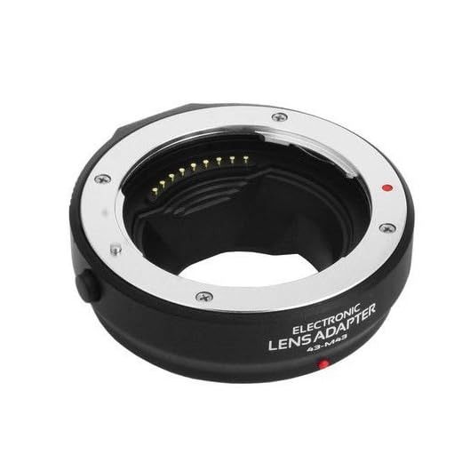 Fotga Elektronisk lins Auto Focus Adapter Fyra Tredjedelar 4/3 Lins till Olympus Panasonic Micro M4/3 Kamera E-P1 E-PL1 E-PL3 E-PL5 G1 G2 GF1 GF5 som DMW-MA1 MMF-1 MMF-2 MMF3