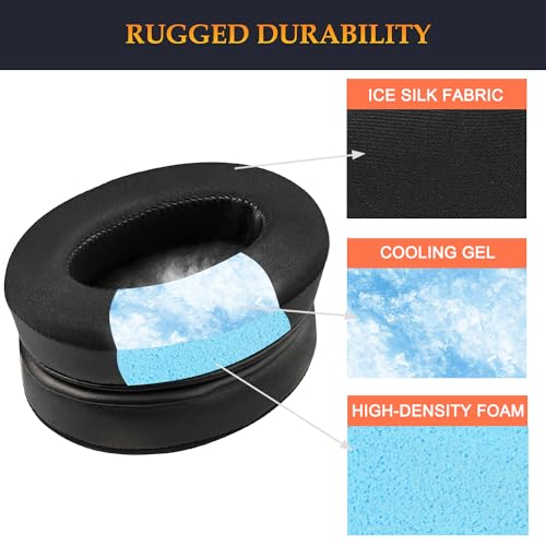 Image of SOULWIT Replacement Earpads for Boat Rockerz 550, Immortal IM 700 /IM1000D /IM 1300 - CG Black