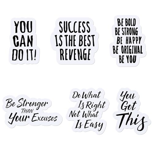Xuhal 6 pcs imanes motivacionales decorativos rectangulares