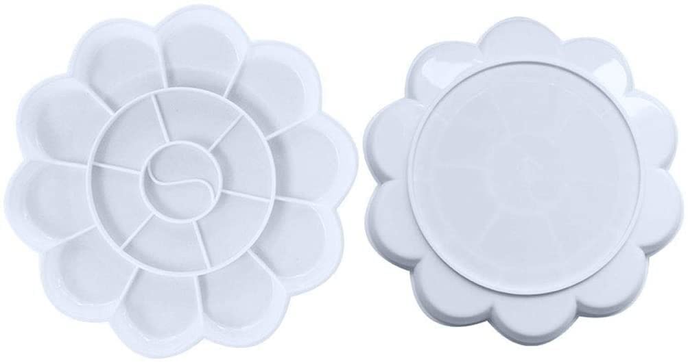 Bview Art Plastic Kunstenaar Acryl Aquarel Olie Kleur Lade Verf Palet Voor Het S