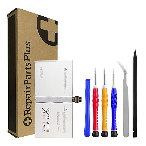 RepairPartsPlus for Microsoft Surface Pro 4 Battery Replacement Kit (DYNR01 G3HTA027H 1724) + Tools + Adhesive