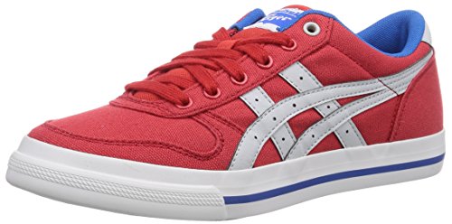 Onistuka Tiger Aaron - Zapatillas De Baloncesto unisex,  color rot (2310-fiery red/soft grey), talla 36