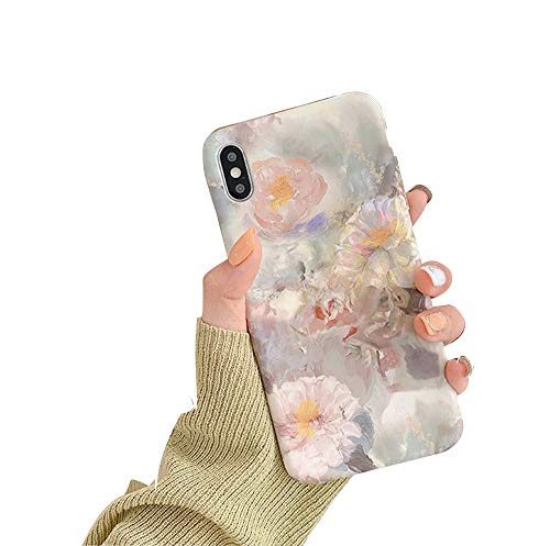 Coque pour Iphone 12/12 Mini/12 Pro Max Silicone TPU Fleur Housse Etui Cover