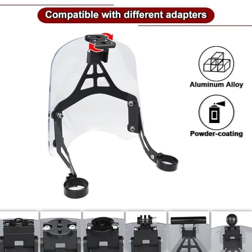 Extension crossbar Sportster 883 support GPS transparent type 3 clear