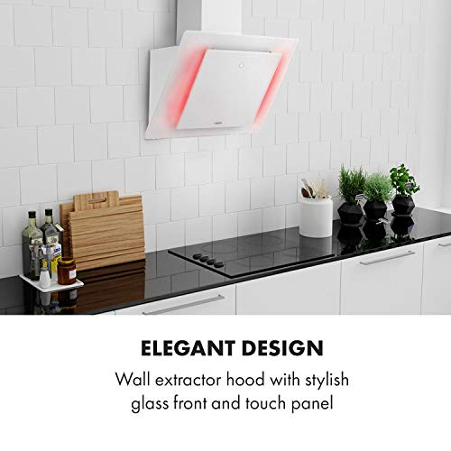 Klarstein-Eleonora-Campana-extractora-de-pared-Potencia-76-W-Iluminacion-LED-Touch-Control-Consumo-de-energia-10-kWhano-Aire-de-escape-hasta-426-mh-Dimensiones-60-x-39-x-43-cm-Blanco