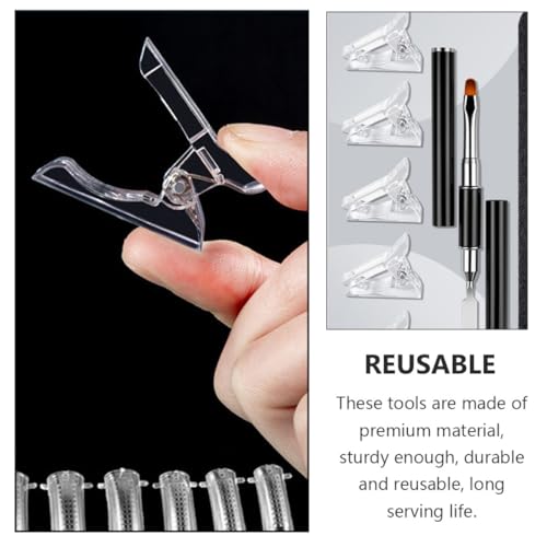 Set de Moldes para Extensión de Uñas 100 pzas miniatura 2