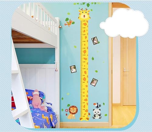 Regla de medición de etiqueta de pared para dormitorio infantil de niños 4