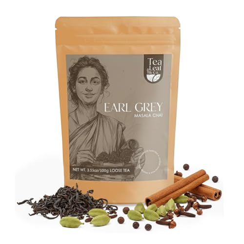 Image of Earl Grey Masala Chai Loose Leaf Tea (100gm), Makes Upto 50 Servings