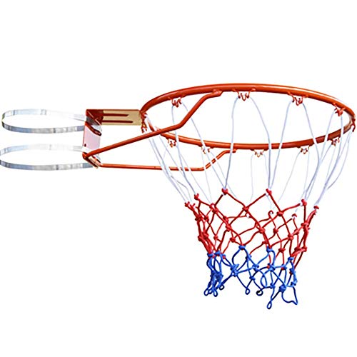TriGold Standard Basketball Rim Wall Mounted,Professional Basketball Hoop for Adults,Portable Basketball Goal Indoor