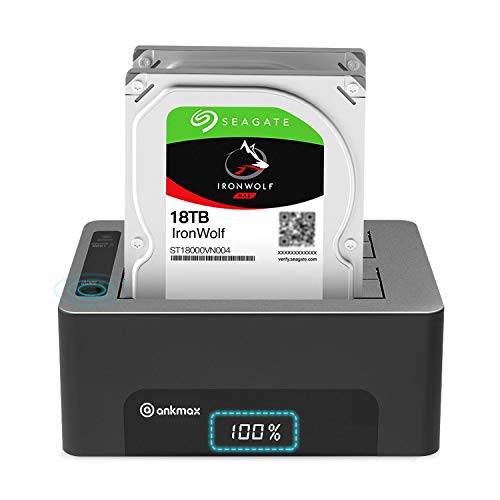 What Is Reddit S Opinion Of Hard Drive Dock Ssd Reader 2bay External Drive Enclosure Ankmax H2u30c With Led Digital Display For 2 5 3 5 Inch Hdd Ssd Hard Drive Duplicator Offline Clone Function 2x18tb Support