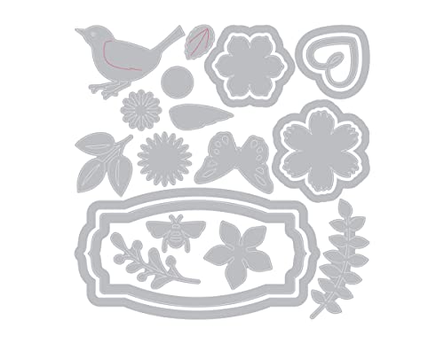 Matrice Sizzix Choses de Printemps en acier pour découpe de précision - 4