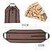 Gucagle Canvas Wood Carrier, 80kg Load Bearing Water - Proof Spacious Capacity Firewood Carrier, Wood Carrying Bag with Handles for Easy Transport Carrying and Timber Stove Accessories