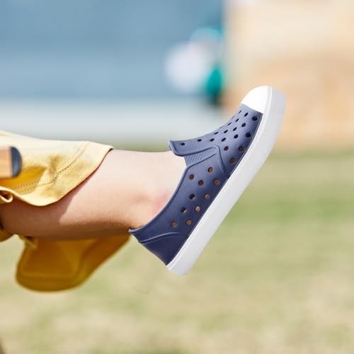 EasyStar Toddler/Little Kid Breathable Hole EVA Sandals with slip-on for girls and boys4