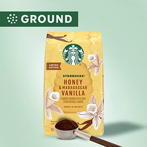 Image of Starbucks Flavored Ground Coffee-Honey & Madagascar Vanilla-Limited Edition-1 bag (11 oz)