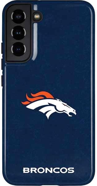 Skinit Pro Phone Case Compatible with Galaxy S22 Plus - Officially Licensed NFL Denver Broncos Large Logo Design