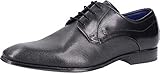 Innenmaterial: synthetik bugatti 311666061000 Schnür-Derby-Schuhe, Herren, Schwarz (Black), 43 EU