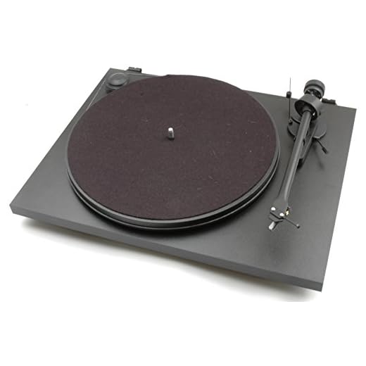 Platine vinyle Pro-Ject Essential II Référence OM10 FR - Noir mat