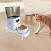 F Fityle Feeder Ständer Automatische Feeder -Ständer liefert Nicht schlau, einfach zu verwendend zu verwendend zu verwenden, verstellbare Heide für Katzen für, Weiß