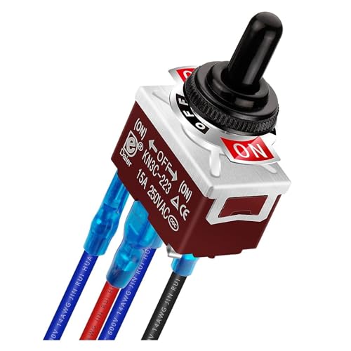 Interrupteur polarité inversée 12V momentané étanche DPDT 30A pour prise de camping-car RV