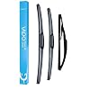 Vipa Wiper Blade Set fits: KIA RIO Hatchback Sep 2011 to Sep 2021