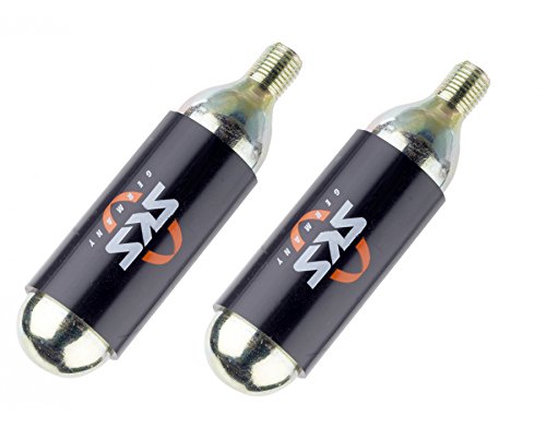 Sks Germany Co2 Cartridges 16 G Mit Gewinde 2Er-Set Cartucce D'Aria, Accessori (Gonfiaggio Fulmineo, Adatto A Pneumatici Mtb, Bici Da Strada O Trekkin