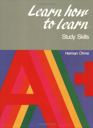 Learn How to Learn Study Skills 0936047003 Book Cover