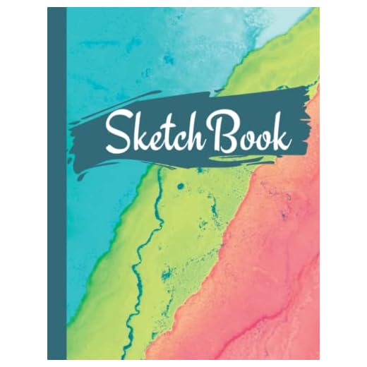 Sketch Book: Notebook For Drawing, Sketching, Doodling, & Writing with Unlined Blank Pages and A Cute Pastel Watercolor Cover Design