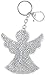 Produktbild Schlüsselanhänger Engel mit Glitzer, Schutzengel, Taschenanhänger