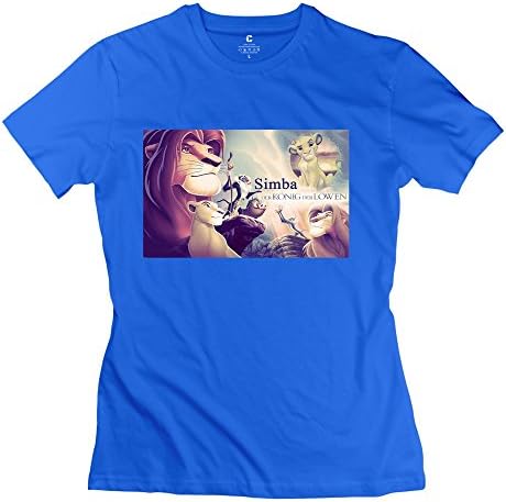Girl Lion King T Shirts - Vintage Custom RoyalBlue T Shirt