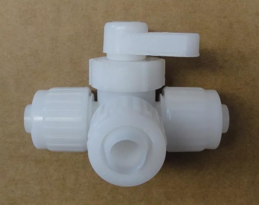 1 Pc RV Water Line 3 Way Valve, All are 1/2