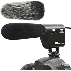 PIXEL Camera Microphone Camcorders Shotgun Micro pro Professional Super Cardioid Video Microphone Perfect MC-650 for Sony/Canon EOS/Nikon DSLR