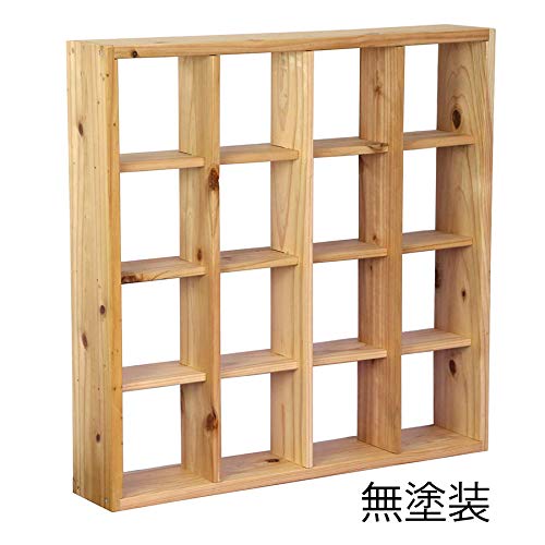 Amazon.co.jp: WOODPRO 格子ラックミニ 120型 4X4 幅54cm 高さ54cm