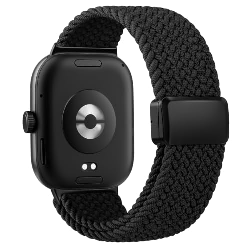 Image of Tobfit Stretchy Nylon Braided Band for Redmi Watch 6 /Redmi Watch5 /4 & Xiaomi Smart Band 8 Pro /9 Pro - Breathable, Adjustable Quick-Release Replacement Strap