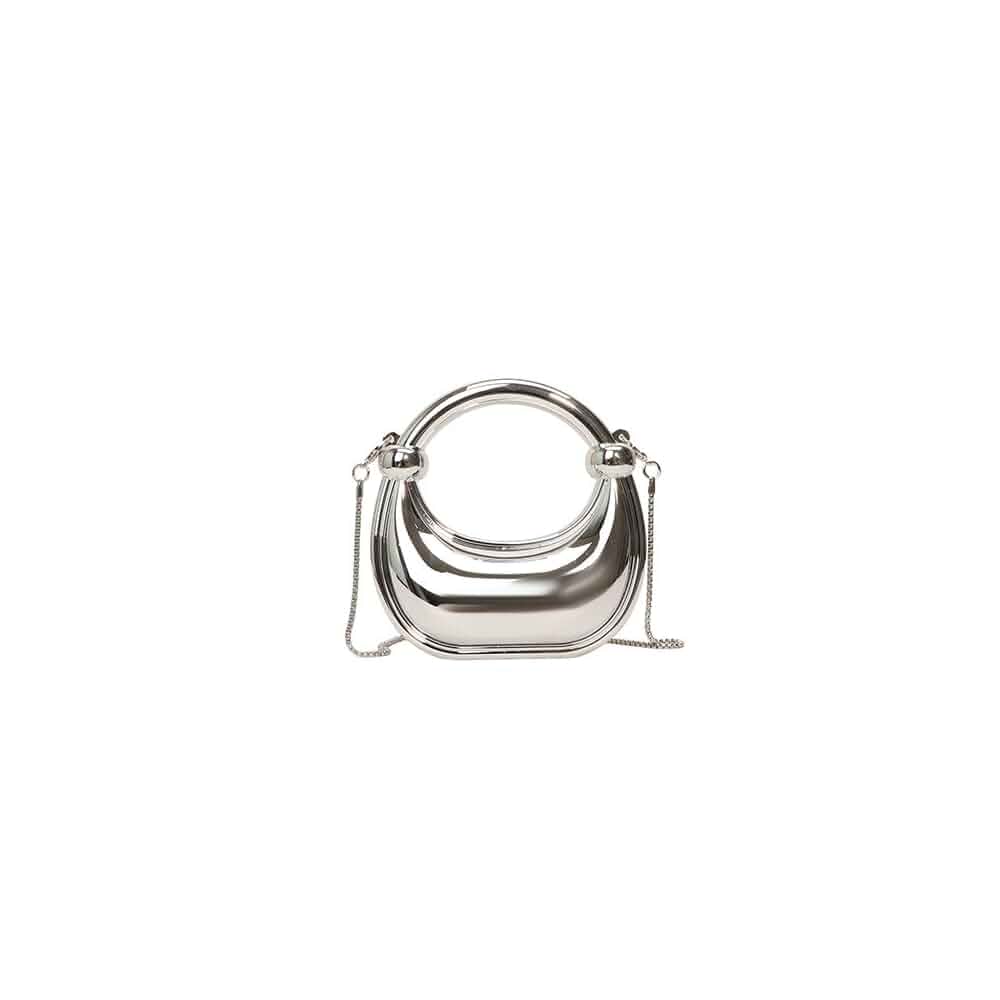 Women's Mini Crescent Acrylic Designer Luxury Bags Clutch Purse Bag Crossbody Shoulder Handbags