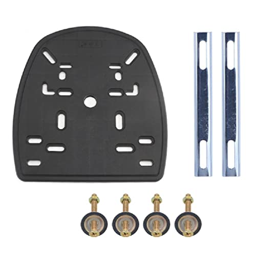 Tail ​Box - Placa de liberación rápida, placa inferior para motocicleta, vehículo eléctrico, accesorios de portaequipajes para motocicleta, caja trasera de motocicleta, respaldo pequeño con respaldo
