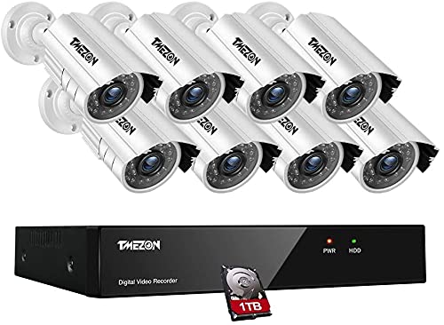 Amazon.co.jp: TMEZON 防犯カメラセット 8CH防犯防犯レコーダー＆ HD